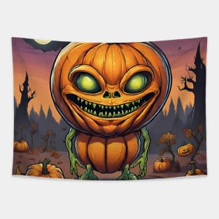 Halloween Pumpkin Tapestry