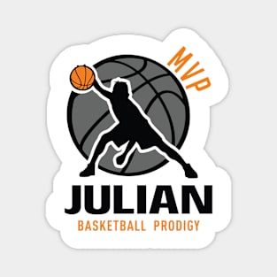 Julian MVP Custom Player Basketball Prodigy Your Name Magnet