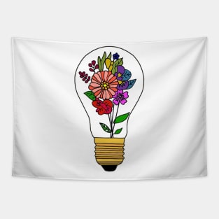 Colourful flower bulb Tapestry