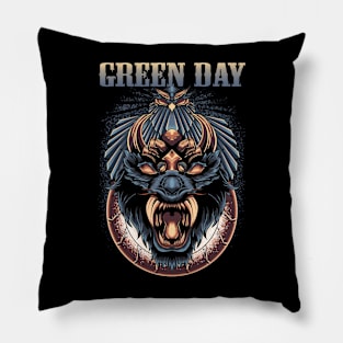 BLUE YELLOW GREEN BAND Pillow