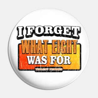 I forget what eight was for - Art Drawing Pin