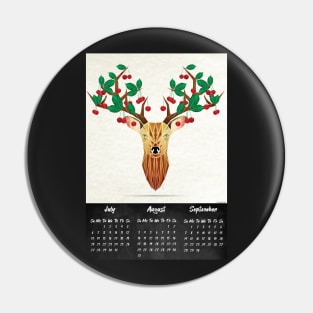 deer summer calendar 2020 Pin