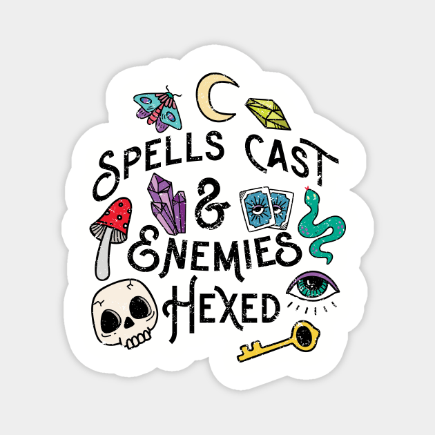 Spells Cast & Enemies Hexed Magnet by Sunshine&Revolt