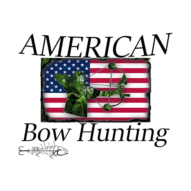 American bowhunting by Hook Ink