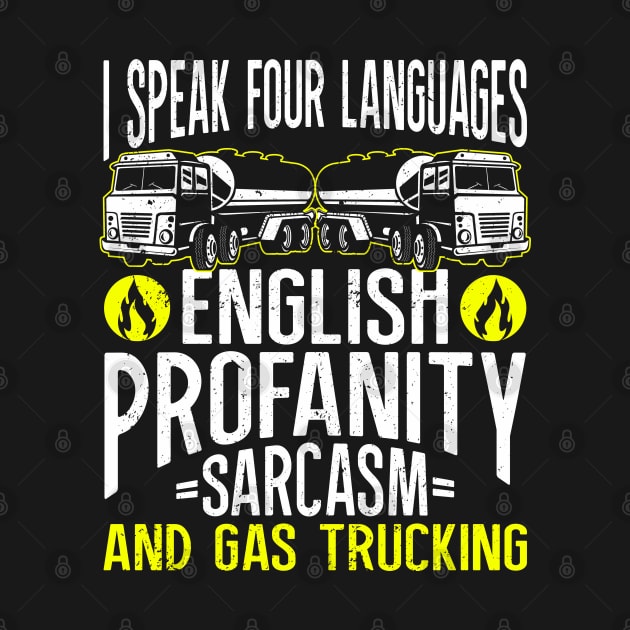 Gas Trucker Tanker Gas Truck Fuel Truck Driver by IngeniousMerch