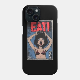 Vintage Japanese comic cover "EAT!" Phone Case