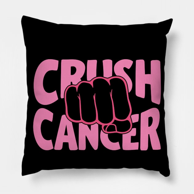 crush cancer Pillow by hatem