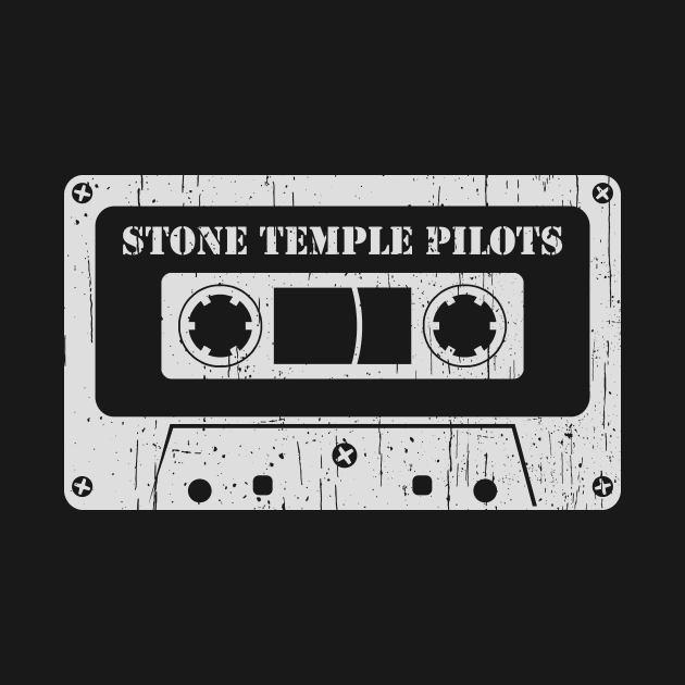 Stone Temple Pilots - Vintage Cassette White by FeelgoodShirt