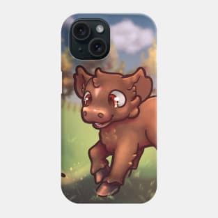 Fluffy cow Phone Case