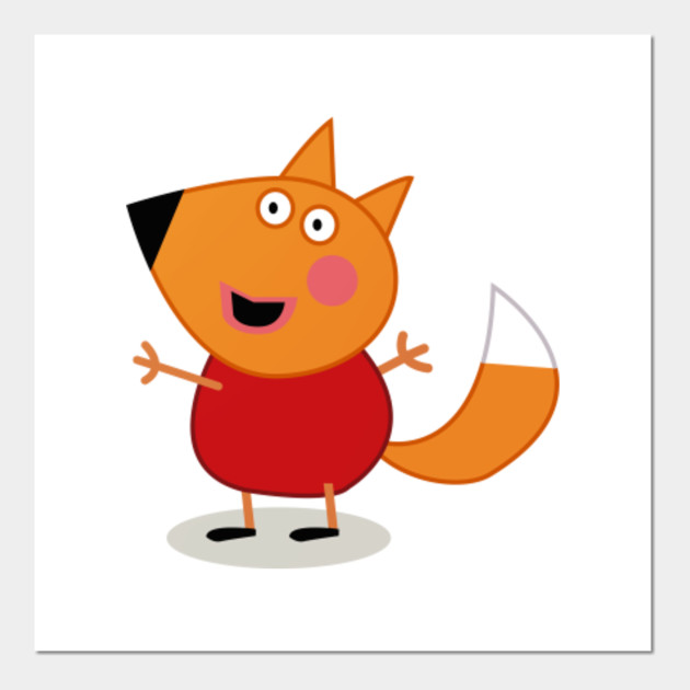 peppa pig freddy fox figure