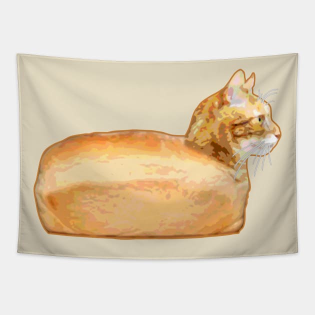 Loaf of Cat Tapestry by CCDesign