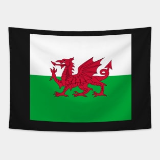 Wales (Cymru) - The Welsh Dragon Flag - Plain and Simple Tapestry