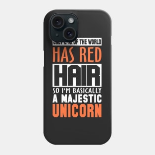 Red Hair Beauty Phone Case