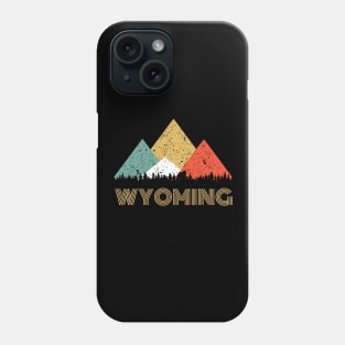 Secret Sasquatch Hidden Retro Wyoming with Hiding Bigfoot Phone Case