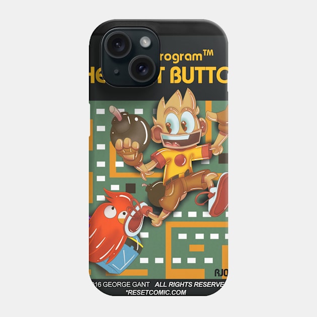 The Reset Button Retro Cartridge #1 Phone Case by geogant