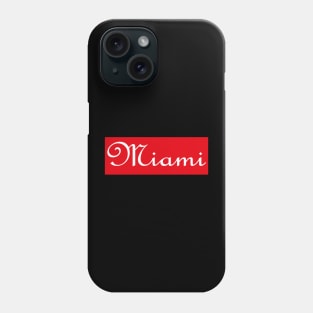 Miami design t-shirt Phone Case