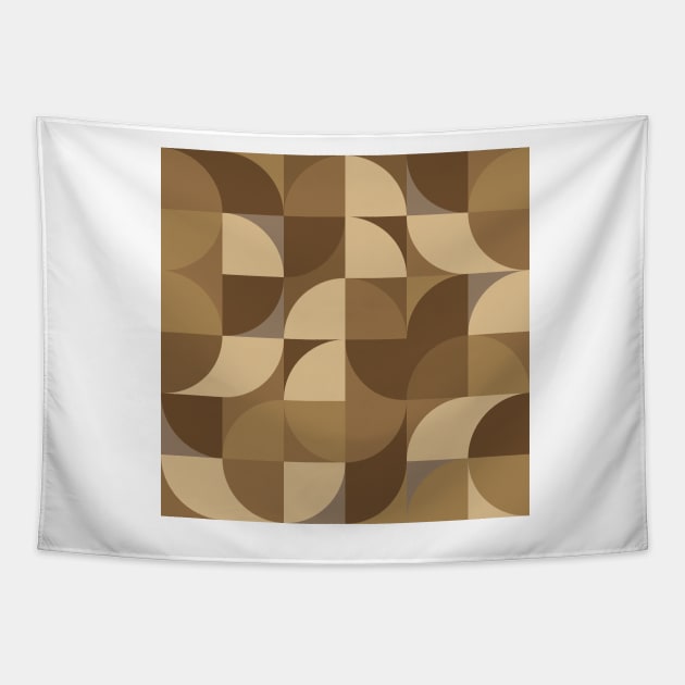 Modern Geometric (Potato) Tapestry by Makanahele