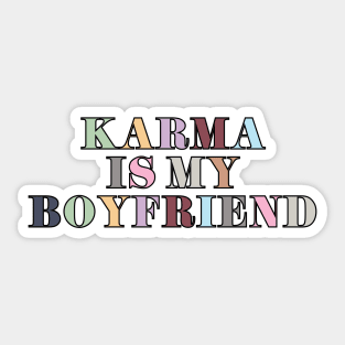 Karma is a Cat Sticker  Taylor Swift Vinyl Stickers – handsomeprintsdesign