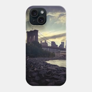 Brooklyn Bridge Manhattan Skyline Dumbo Brooklyn NYC Phone Case