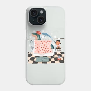 Bathing fun Phone Case