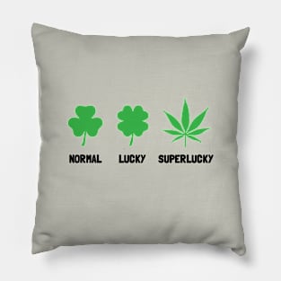 Cannabis / Hemp / Shamrock - Super Lucky mode Pillow