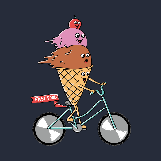 Ice Cream Fast Food by coffeeman