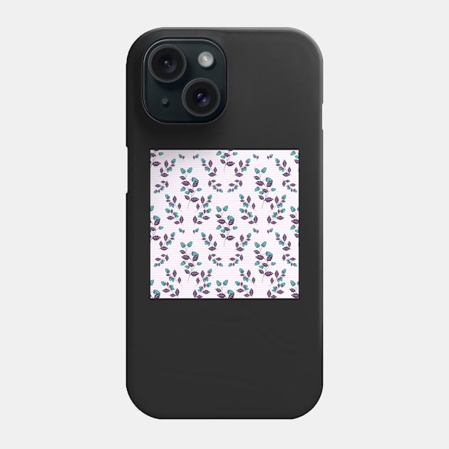 Delicate Strawberry fields pattern Phone Case by BosskaDesign