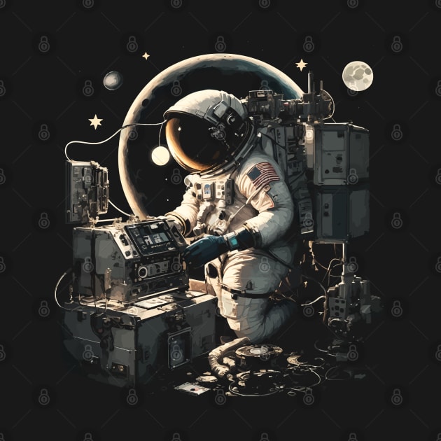 astronaut beatbox by Lamink