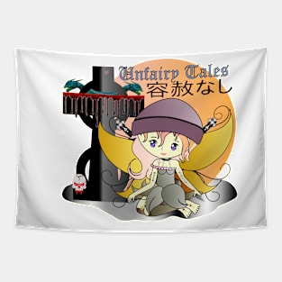 Unfairy Tales Fantasy Demon Hunter Tapestry