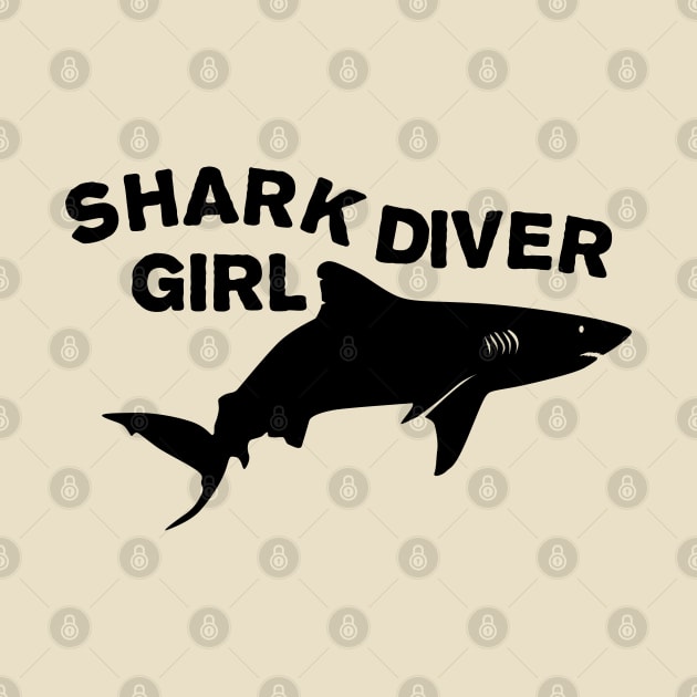 Shark diver girl by TMBTM