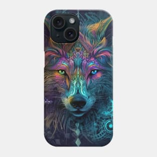 Psytrance Wolf Phone Case