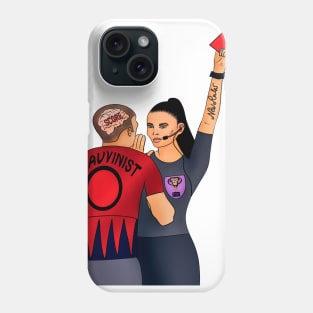 Women Soccer Referee Sets New Rules - Gender Revolution Symbol Art Phone Case