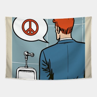 Peace Or Piss  T-shirt Gifts for Dad Gift for Son Tapestry