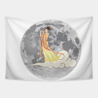 chinese moon Tapestry