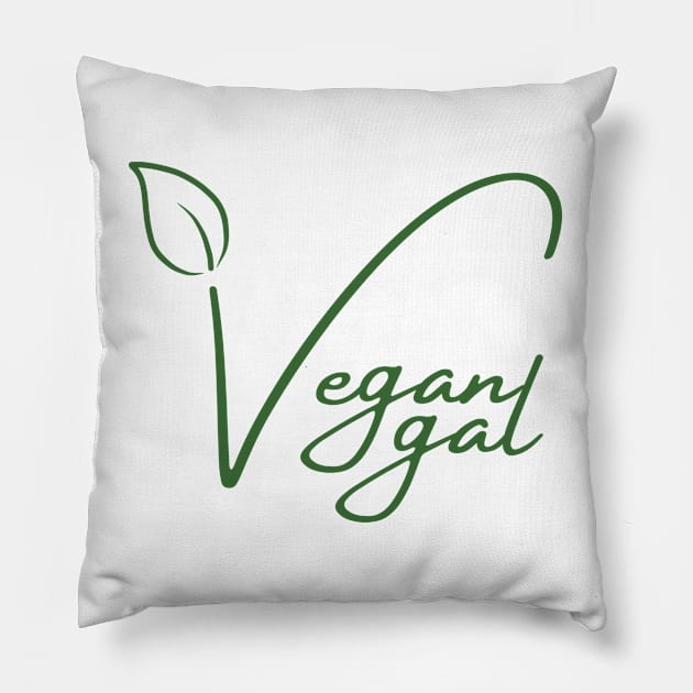 Vegan Gal Plant Powered Pillow by Nutrignz