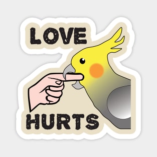 Love Hurts - Cockatiel Male Magnet