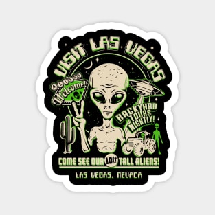 Vegas UFO Aliens Sighting Magnet