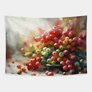 Winter Berries Tapestry