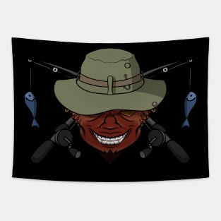 Devil's Fisherman (no caption) Tapestry