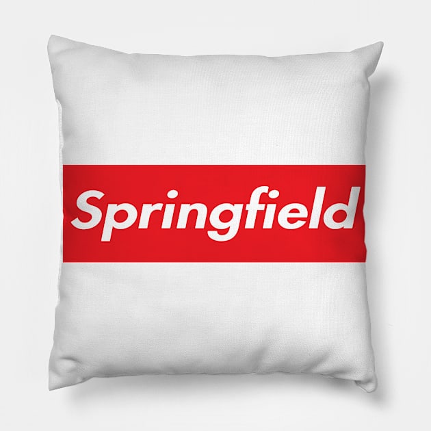 SPRINGFIELD SUPER USA LOGO Pillow by elsa-HD