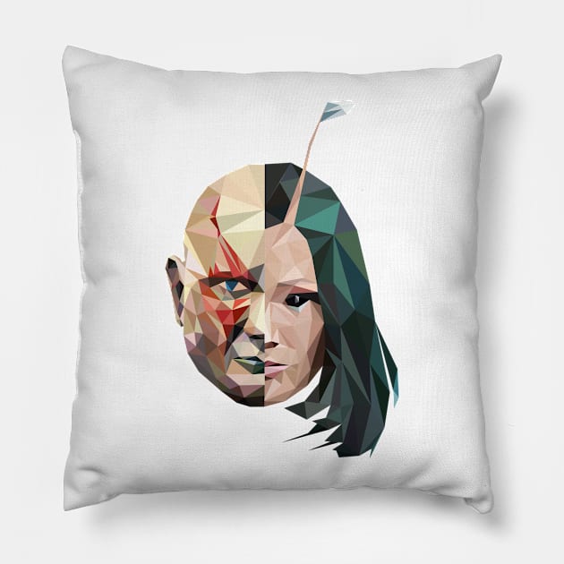 Drax-Mantis Poly Pillow by CriSan