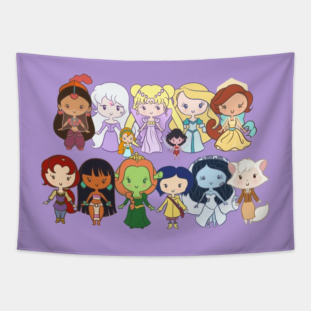 We Do Our Own Thing: Lil' CutiEs Tapestry by Ellador