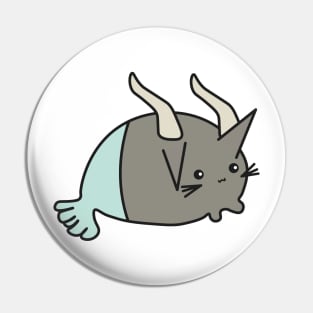 Bunny zodiac sign of Capricorn Pin