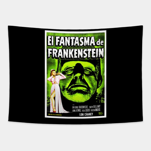 Ghost Of Frankenstein, The (1942) 1 (Argentina) Tapestry by GardenOfNightmares