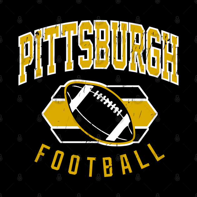 Vintage Pittsburgh Football by funandgames