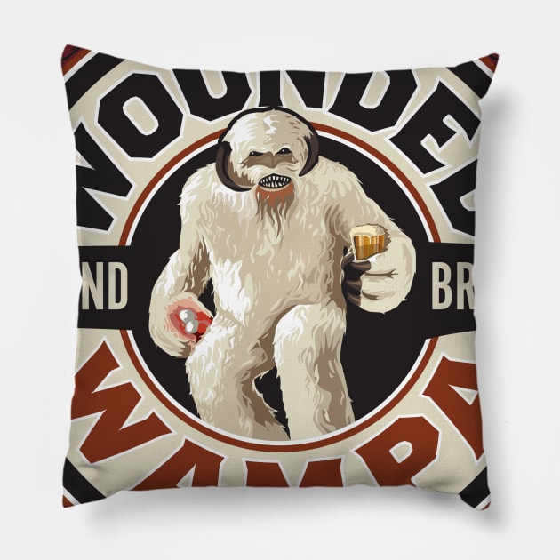 The Wounded Wampa Pillow by MindsparkCreative