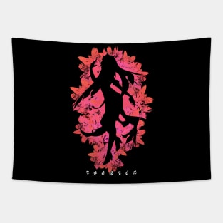 Girl Abstract Tapestry