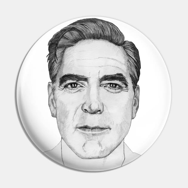 George Clooney Pin by paulnelsonesch