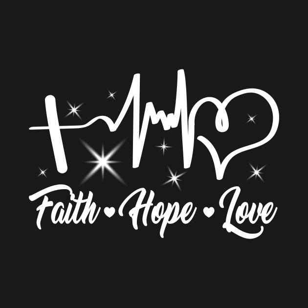 Faith Hope Love Jesus Lover by Salimkaxdew