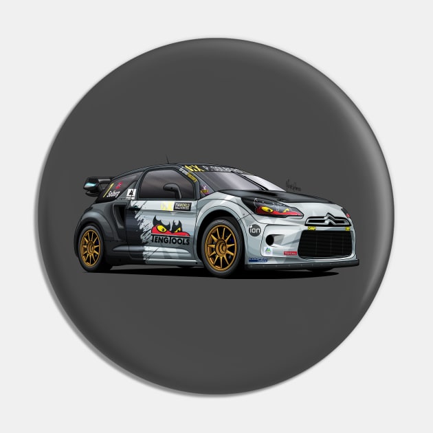 Citroen DS3 WRX - Petter Solberg Pin by Mario Ramos Rally Art